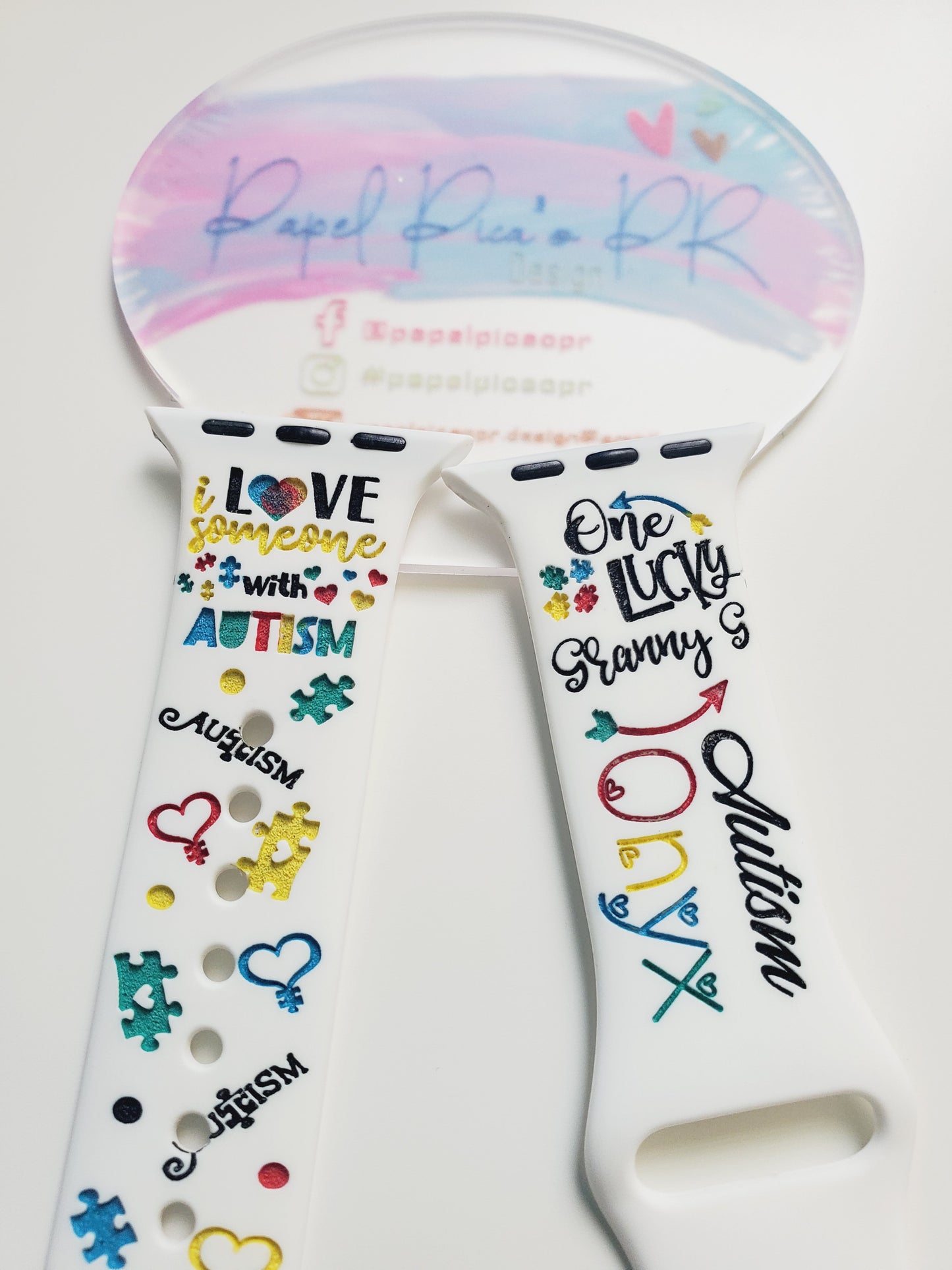 Correas Grabadas iwatch Autismo