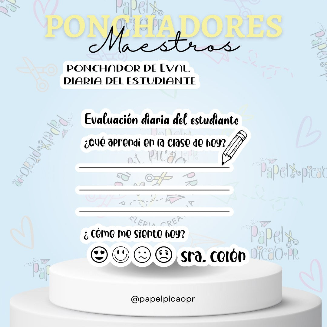 Ponchador Eval. diaria del estudiante