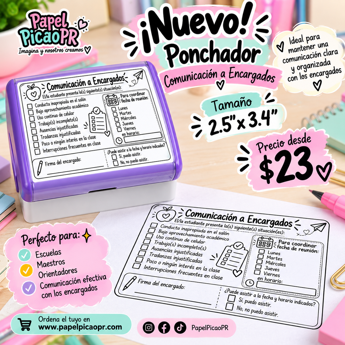 Comunicación a encargados